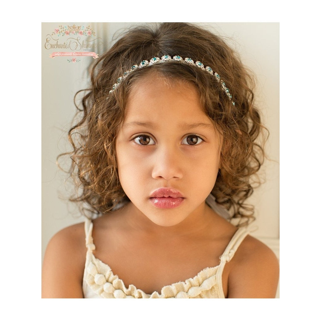Enchanted Shimmer Birthstone Rosebud Halo
